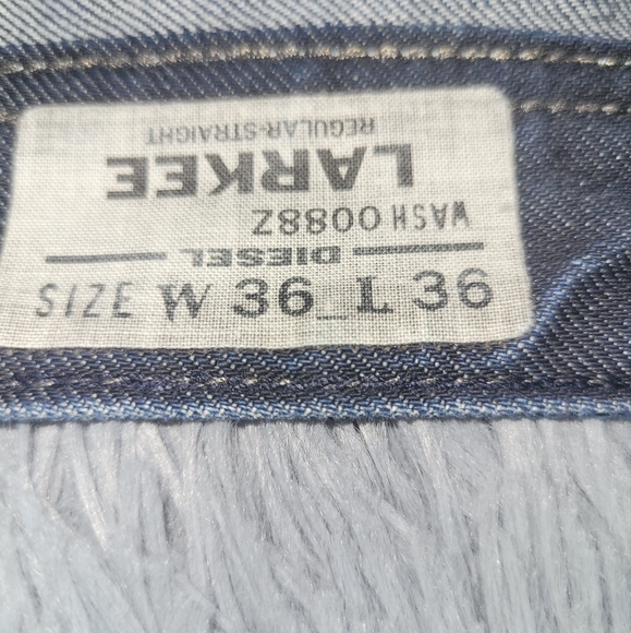 Men's Diesel Jeans Regular Straight 36x36 - Picture 4 of 8